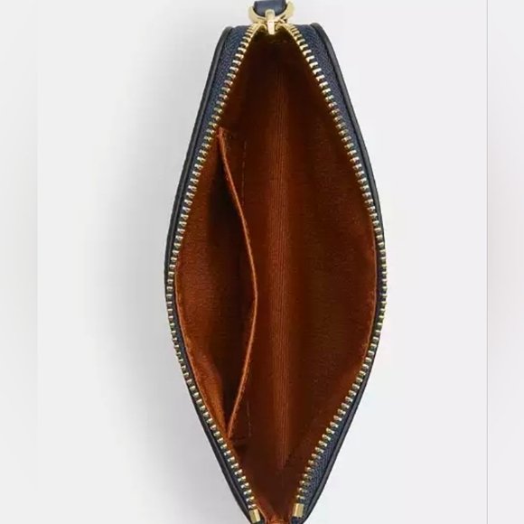 Coach Corner Zip Wristlet With Embellishments - Picture 2 of 5